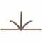 Ekena Millwork Redmond Smooth Timber Gable Bracket, Douglas Fir, 84"W x 49"H x 1 1/2"D x 3 1/2"F, 14/12 Pitch GBW084X49X0204RED00SDF - alternate 4